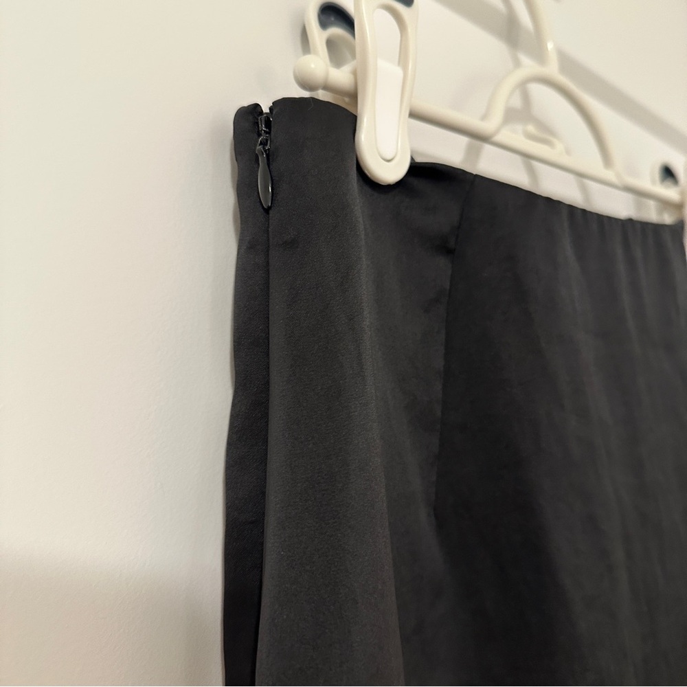 Aritzia Wilfred Black Allusion High Rise Ruched Mini Skirt Size Small Women’s - Picture 7 of 10